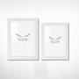 Aberto Design Set de 2 Marcos de Fotos Blancos (13x18 cm y 15x21 cm)